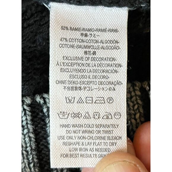 Free People Gray Blue All Washed Out Cable Knit Duster Cardigan  Women's Size XS - Picture 5 of 11